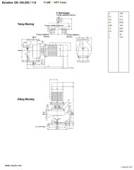 Ksb Betaline GN 100-250 11 kW