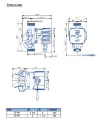 Ksb Calio SI HP 30-80 PN10 150W Frekans Kon. Sirkülasyon Pompası - 11/4'' Bağlantılı