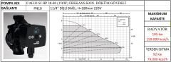 Ksb Calio SI HP 30-80 PN10 150W Frekans Kon. Sirkülasyon Pompası - 11/4'' Bağlantılı