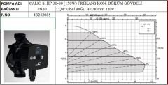 Ksb Calio SI HP 30-80 PN10 150W Frekans Kon. Sirkülasyon Pompası - 11/4'' Bağlantılı