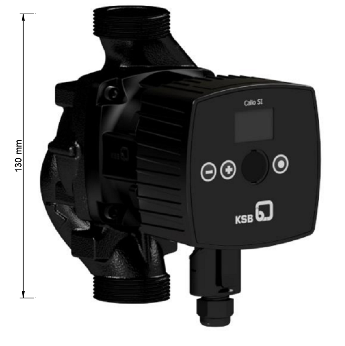 Ksb Calio SI HP Mini 25-130 150W Frekans Kon. Döküm Gövd. Sirkülasyon Pompası 1'' Dişli Bağlantı