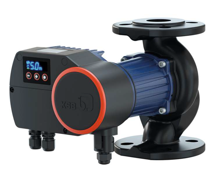 Ksb Calio Pro 32-120 PN6-10-16 400W Frekans Kon. Sirkülasyon Pompası - DN32 Flanş Bağlantılı