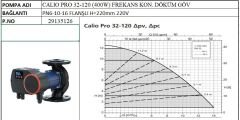 Ksb Calio Pro 32-120 PN6-10-16 400W Frekans Kon. Sirkülasyon Pompası - DN32 Flanş Bağlantılı