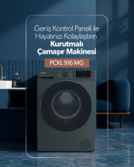 Leisure PCKL 916 MG 10Kg / 6Kg Inverter - HomeWhiz Smart Kurutmalı Çamaşır Makinesi