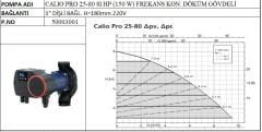 Ksb Calio Pro SI HP 25-80 PN6-10-16 150W Frekans Kon.-1'' Bağlantılı