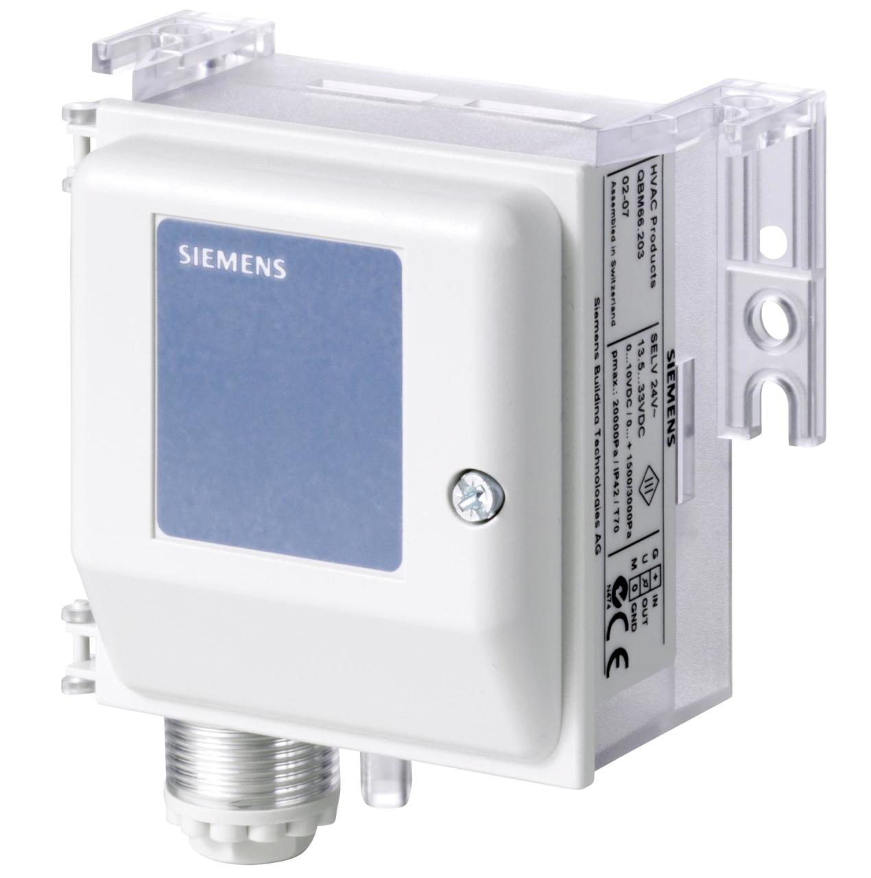 SIEMENS SENSÖR FARK BASINÇ DC 0..10V QBM2030-1U