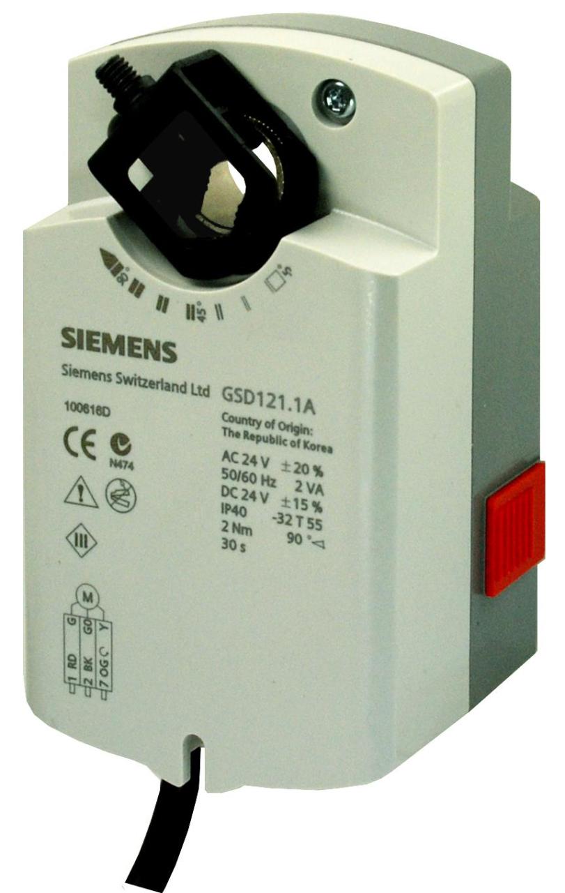 SIEMENS DAMPER MOTORU  2NM GSD121.1A