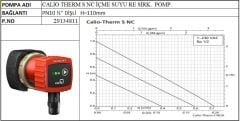 Ksb Calio Therm S NC İçme Suyu RE Sirkülasyon Pompası - 1/2'' İç Dişli Bağlantılı