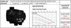 Ksb Calio SI Dual 25-70-180 52W Frekans Kon. Döküm Gövdeli Sirkülasyon Pompası - 1'' Dişli Bağlantılı