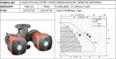 Ksb Calio Z 50-80 PN6-10 (350W+350W) Frekans Kon. Döküm Gövdeli Sirkülasyon Pompası - DN50 FLANŞ Bağlantılı