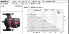Ksb Calio 50-150 630W Frekans Kon. Döküm Gövdeli Sirkülasyon Pompası - DN50 FLANŞ Bağlantılı